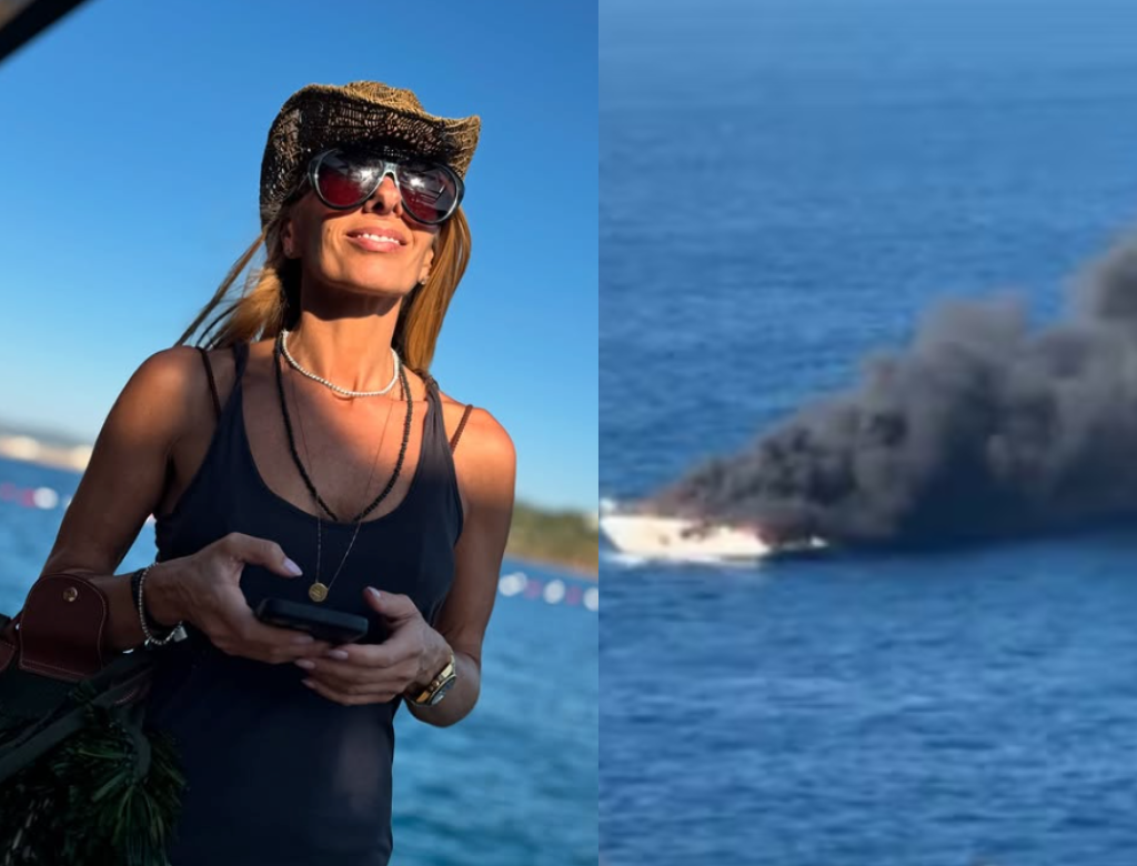 Lancha pega fogo durante viagem de Adriane Galisteu na Turquia; veja!