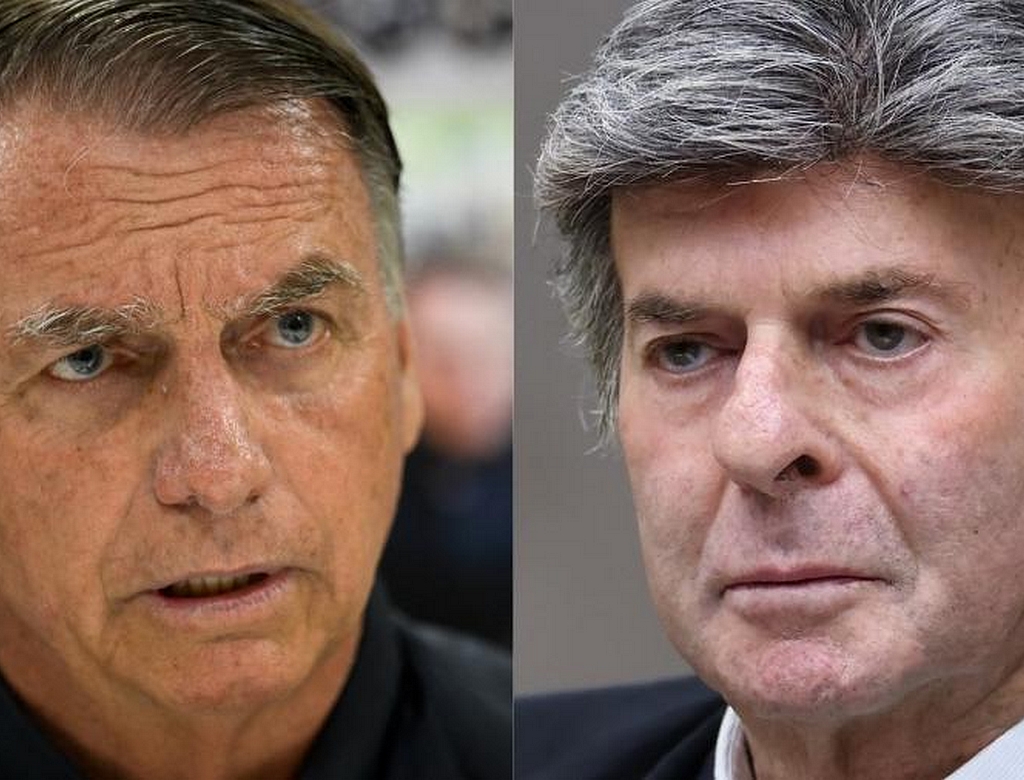Bolsonaro e Fux (Foto Reprodução Redes Sociais)