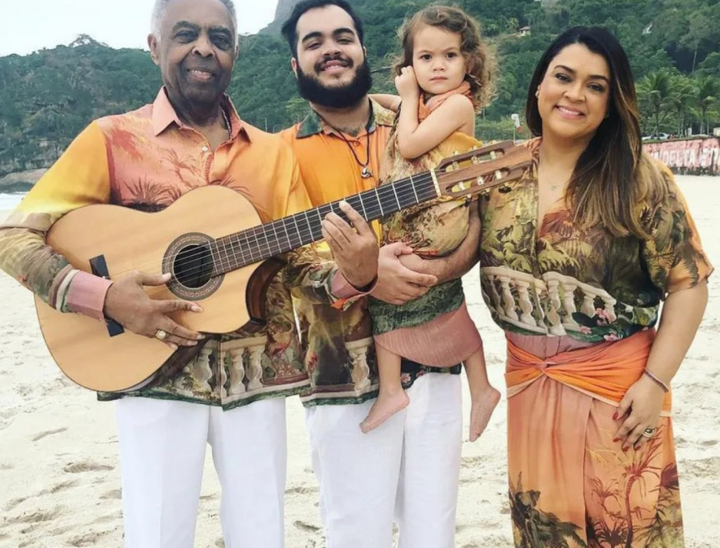 Filho de Preta Gil revela conselho de Gilberto Gil após morte da mãe: “Não é o fim”