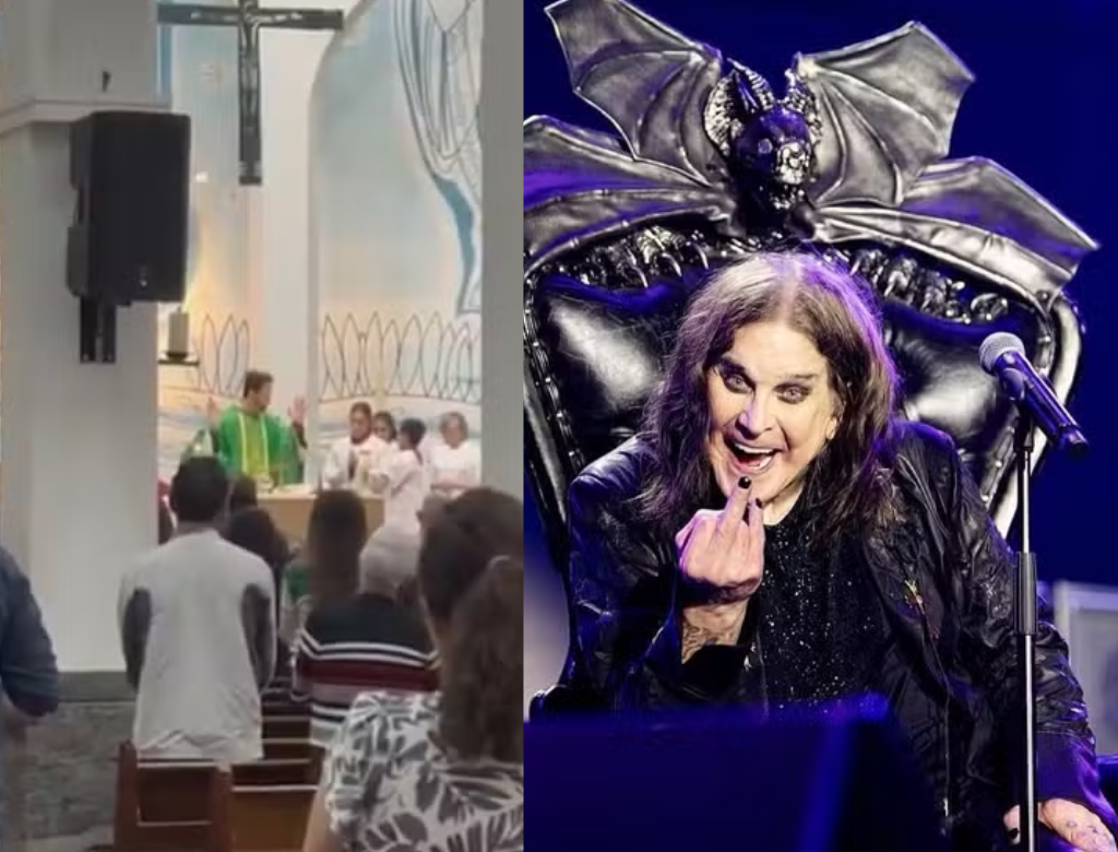 VEJA VÍDEO: Padre cita morte de Ozzy Osbourne em missa em Minas Gerais