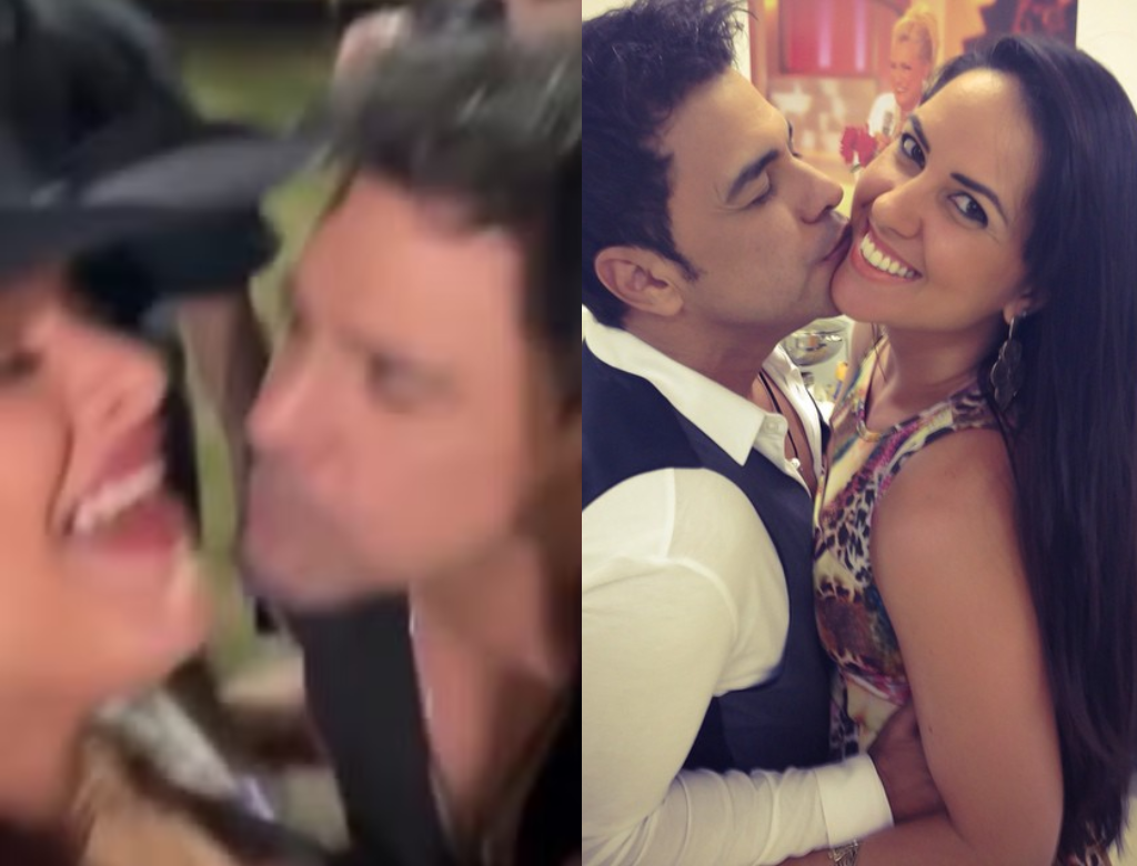 VEJA VÍDEO: Zezé Di Camargo causa polêmica ao tentar beijar fã