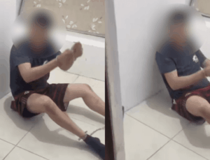 VÍDEO: Em surto, homem tenta invadir presídio