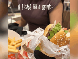 Mulher encontra lesma viva em hamburguer no Piauí; VEJA VÍDEO!