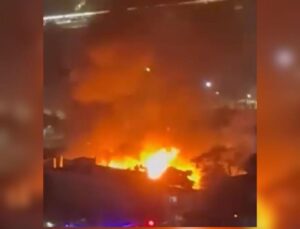 Galpão pega fogo após queda de balão na Grande São Paulo; VEJA VÍDEO!