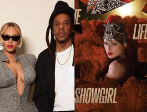 Beyoncé, Jay-z e Taylor Swift (foto Reprodução Redes Sociais)
