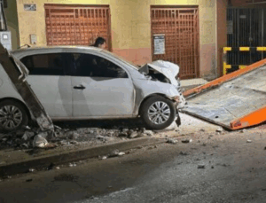 VEJA VÍDEO: Motorista perde controle do carro e atropela mulher em Várzea Grande