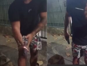 Policial penal atira no pé de entregador no Rio de Janeiro; veja VÍDEO