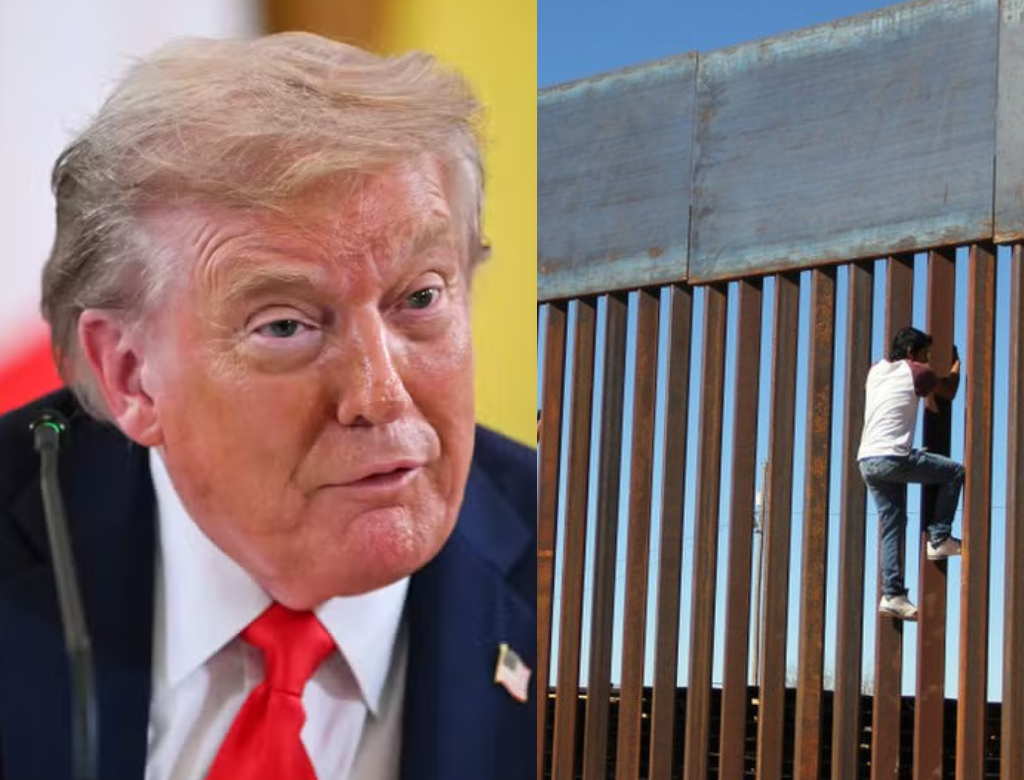 Trump ordena pintura do muro na fronteira com o México para barrar imigrantes; entenda