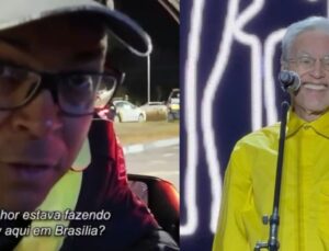 VÍDEO: Policial para Caetano Veloso em blitz e pede beijo: ‘Que homem cheiroso’