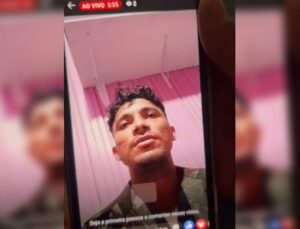 Após matar policial, criminoso sequestra duas pessoas e faz live; Veja vídeo!