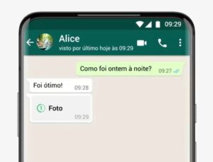Como ver foto de visualização única no WhatsApp mais de uma vez