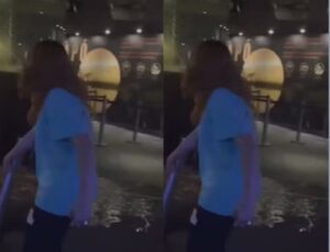 Teto de aquário se rompe e vazamento assusta visitantes; veja VÍDEO