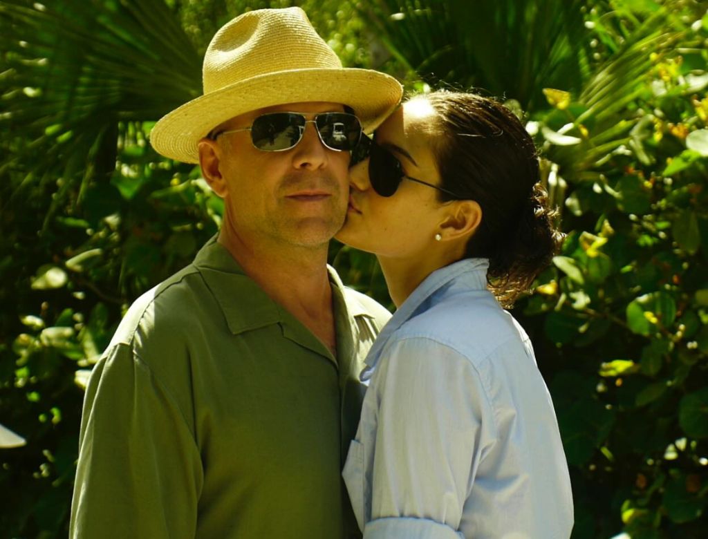 Bruce Willi e sua esposa Emma Heming Willis (Reprodução: Instagram)