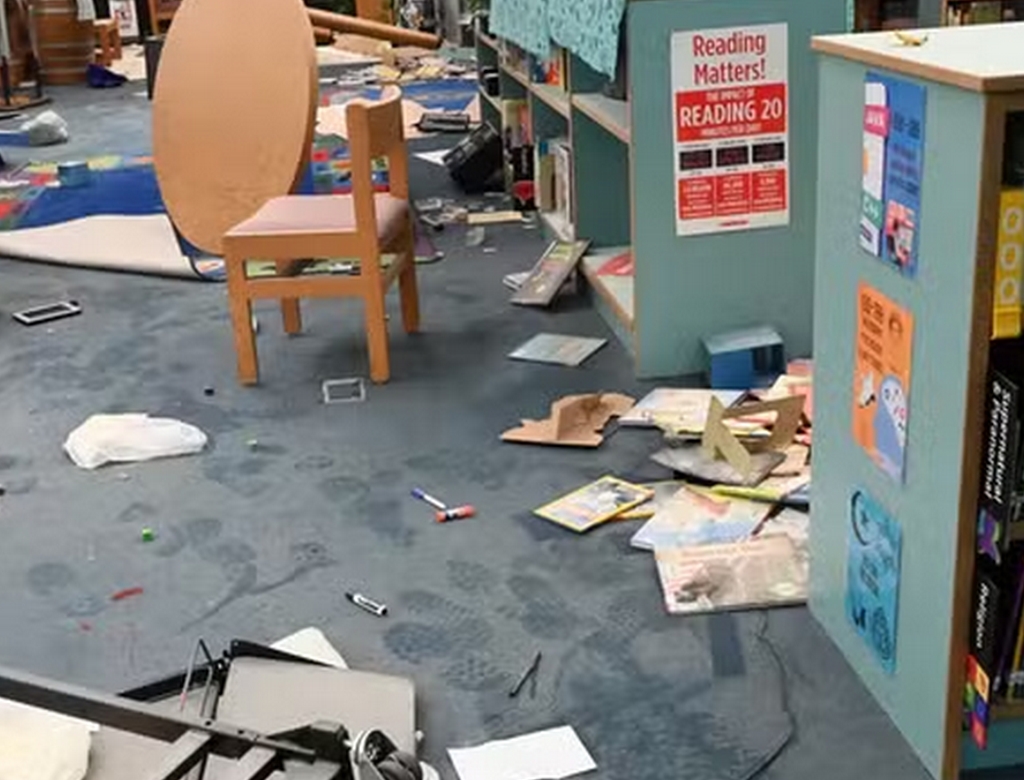 Escola (foto Reprodução Redes Sociais)