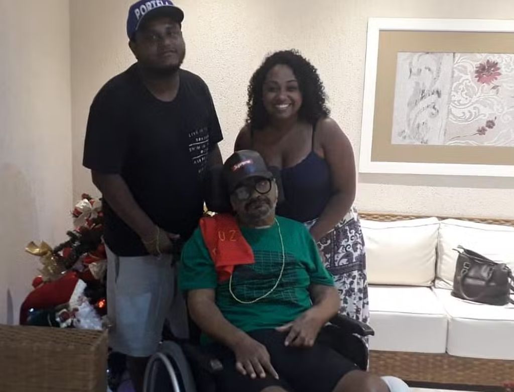 Filho de Arlindo Cruz, Kauan Felipe e Arlindo Cruz (Foto: Reprodução Redes Sociais)