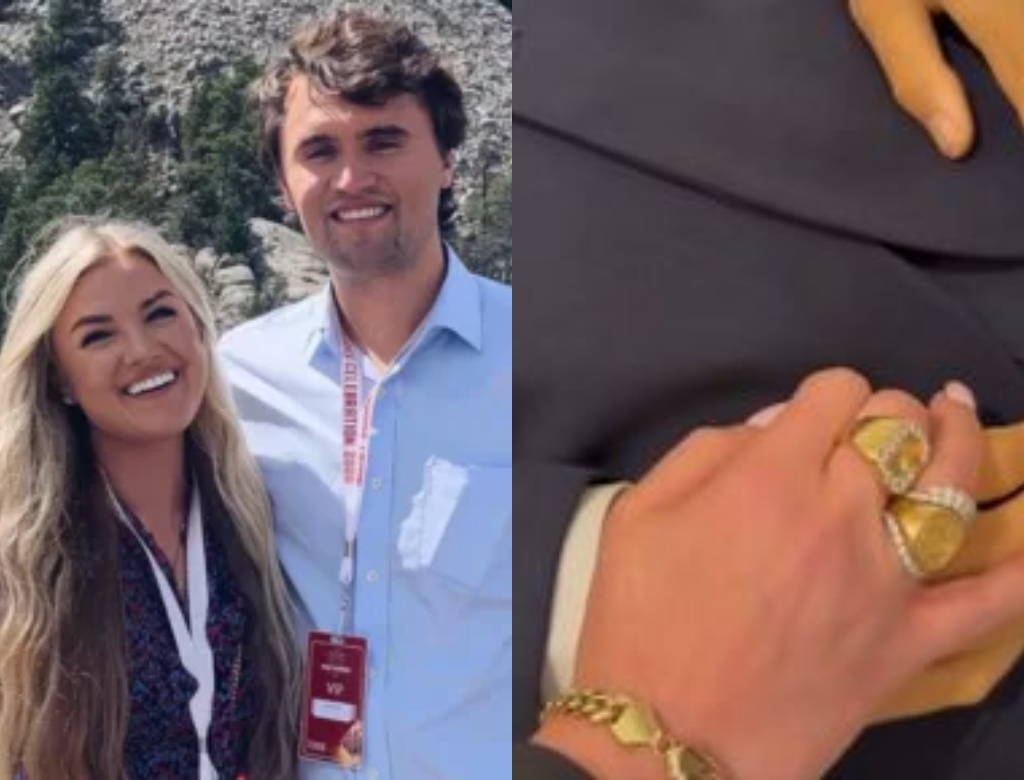 Erika e Charlie Kirk (Foto: Reprodução)