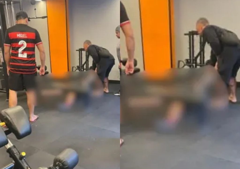 Homem é assassinado em academia (Foto: Reprodução)