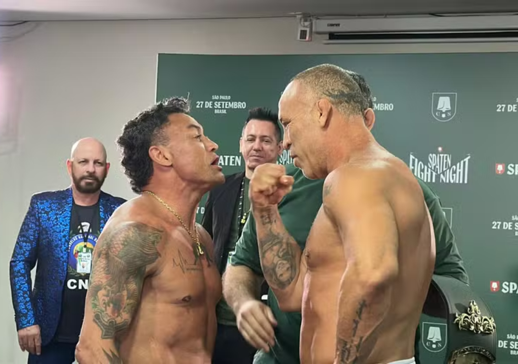 Popó e Wanderlei Silva (Foto: Reprodução)