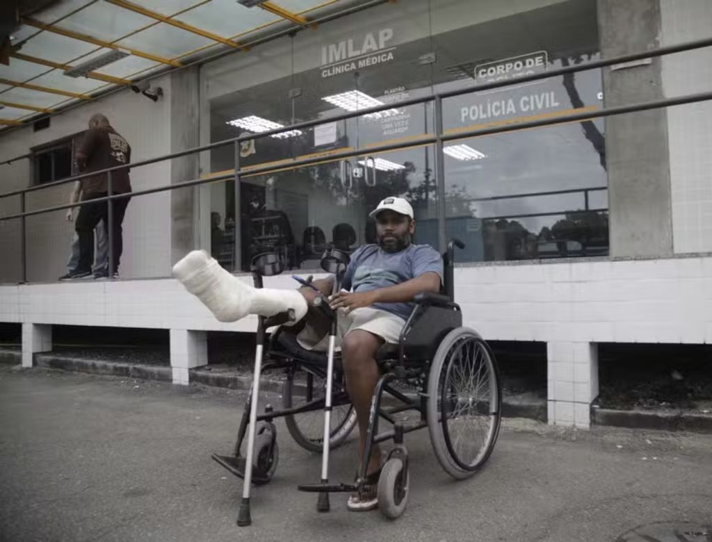 O motociclista Valério Júnior (Foto: Fabiano Rocha Agência O Globo)