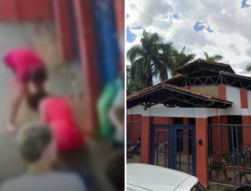 Mulher invade escola pulando muro e espanca mãe de colega da filha; VEJA VÍDEO!