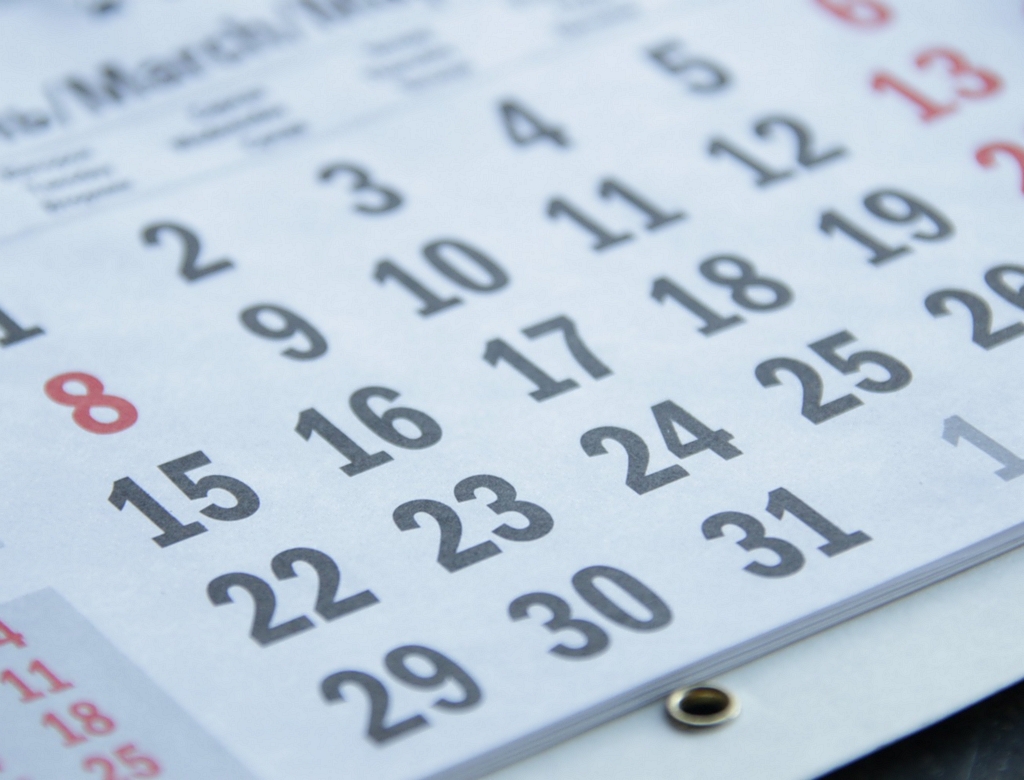 Calendário (Foto Reprodução Redes Sociais)