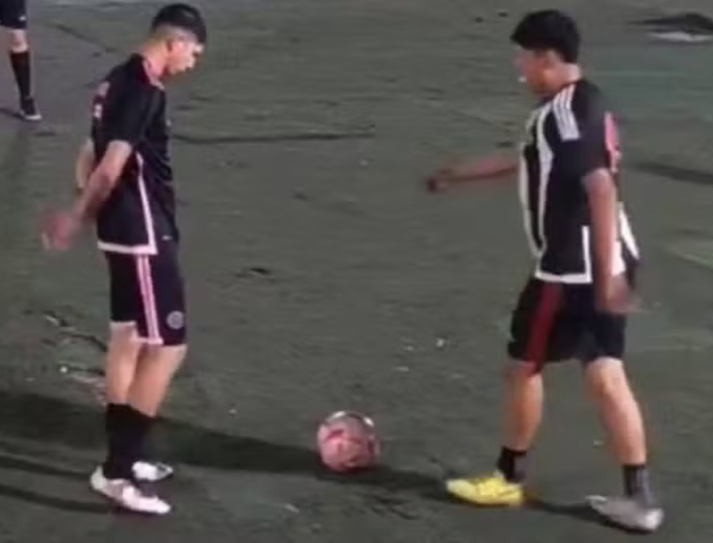 Homem mata adversário em jogo (Foto: Reprodução)