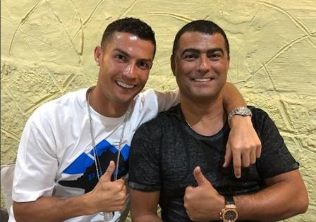 Hugo e Cristiano Ronaldo (Foto: Reprodução)