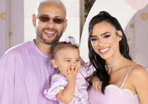 Neymar, Mavie e Bruna Biancardi (Foto: Reprodução)
