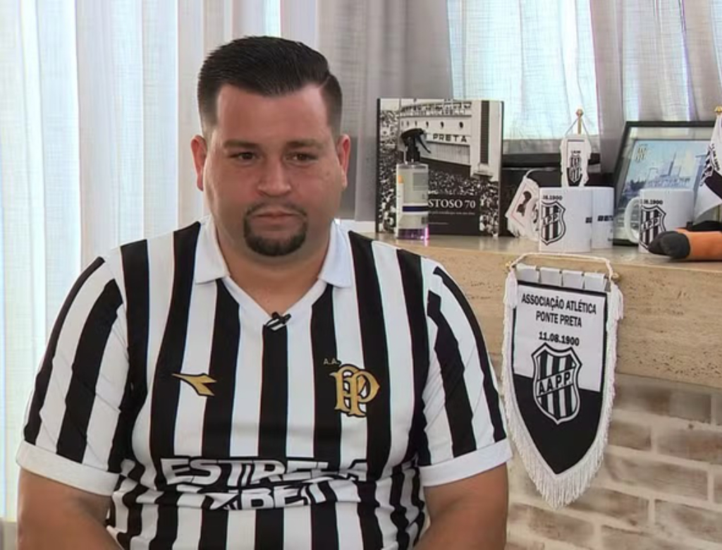 Torcedor do Ponte Preta (Foto: Reprodução)