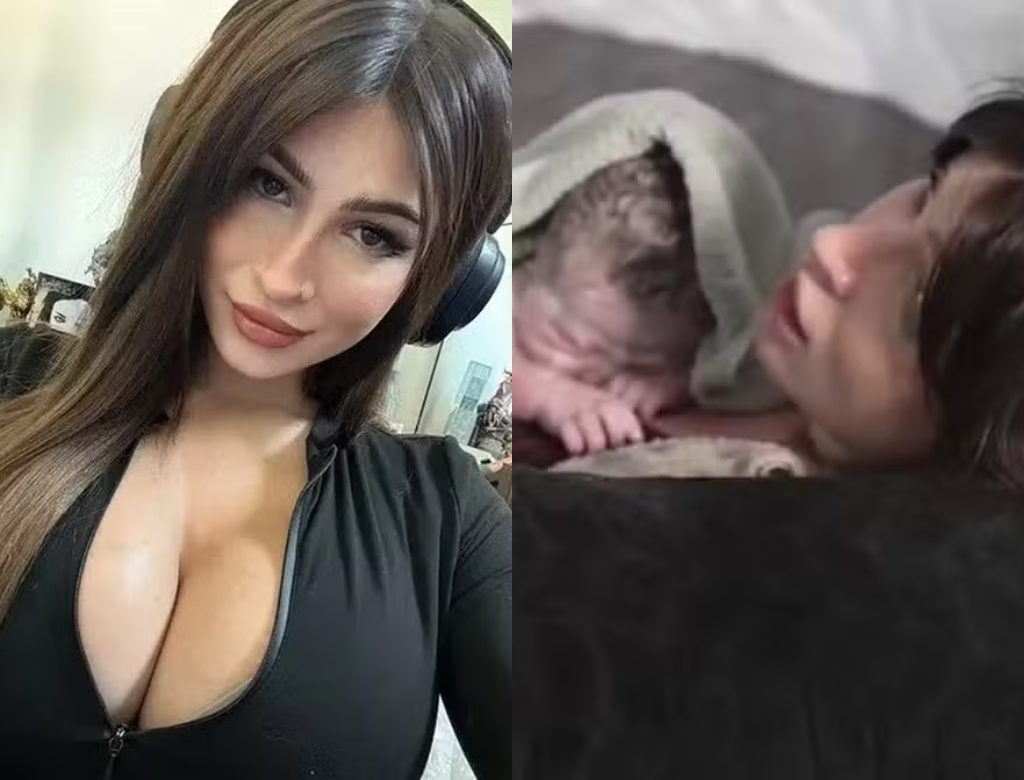 Streamer dá a luz em live (Foto: Reprodução)