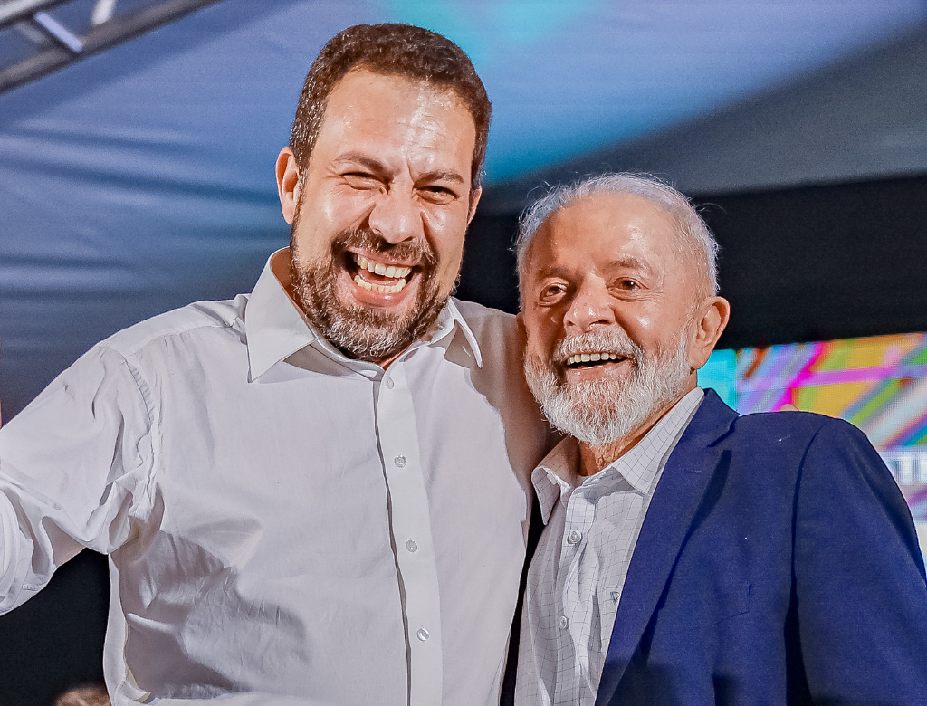 Lula e Boulos (Foto: Reprodução)