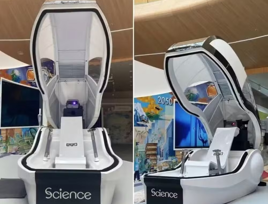 Máquina de lavar humanos (Foto: Reprodução)