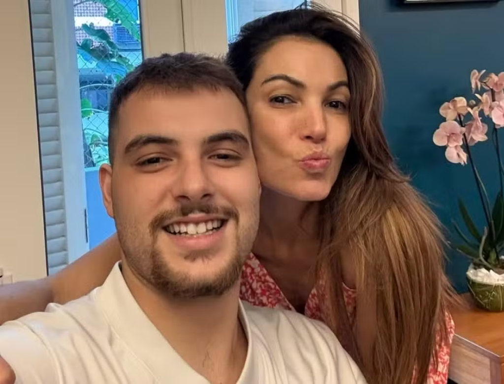 Felipe e Patricia Poeta (Foto: Reprodução)