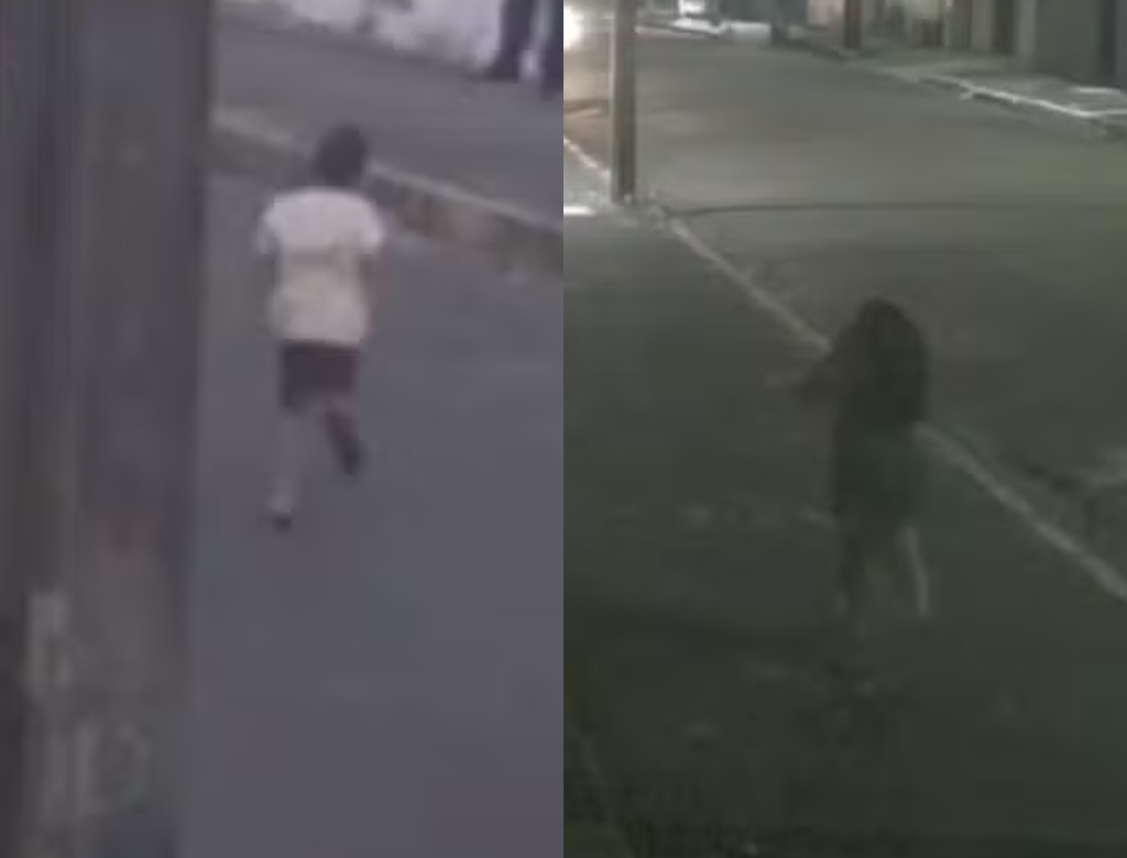 Mãe se desespera ao não encontrar filho (Foto: Reprodução)