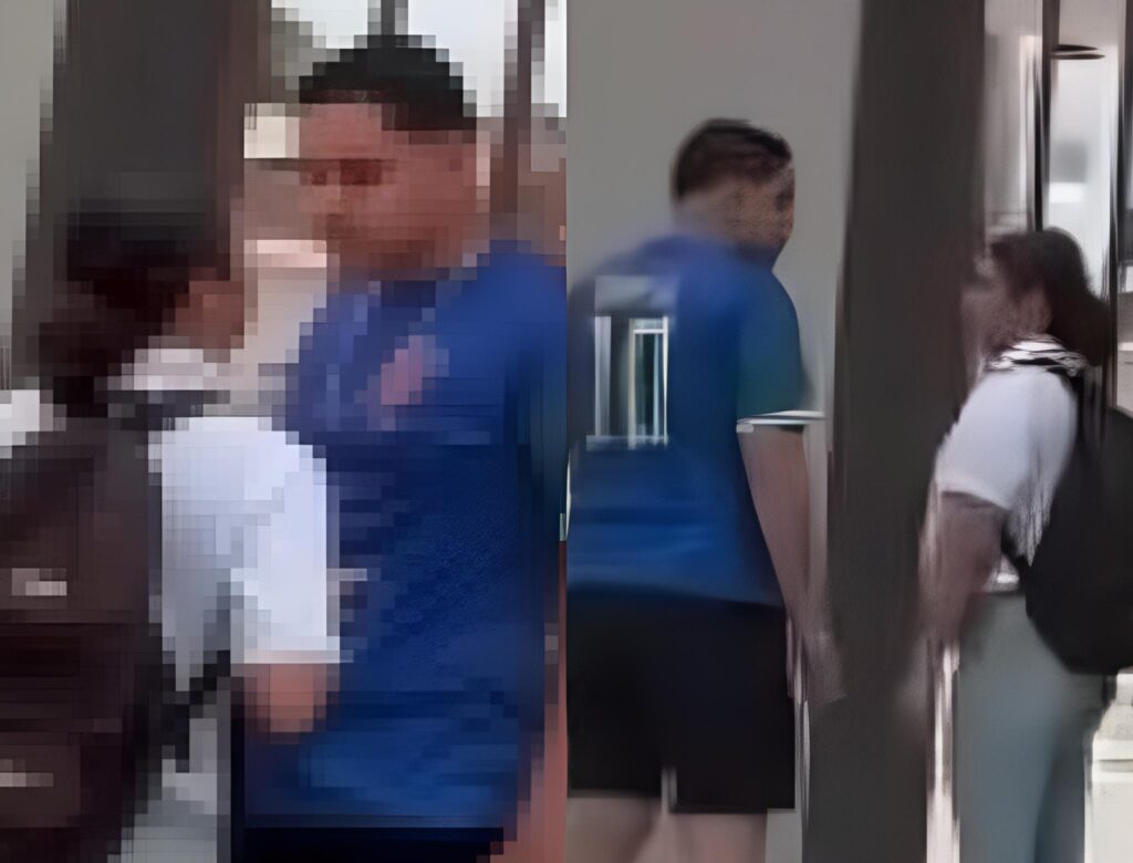 Briga entre casal (Foto: Reprodução)