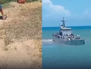 Navio da marinha afunda durante exercício militar; veja vídeo