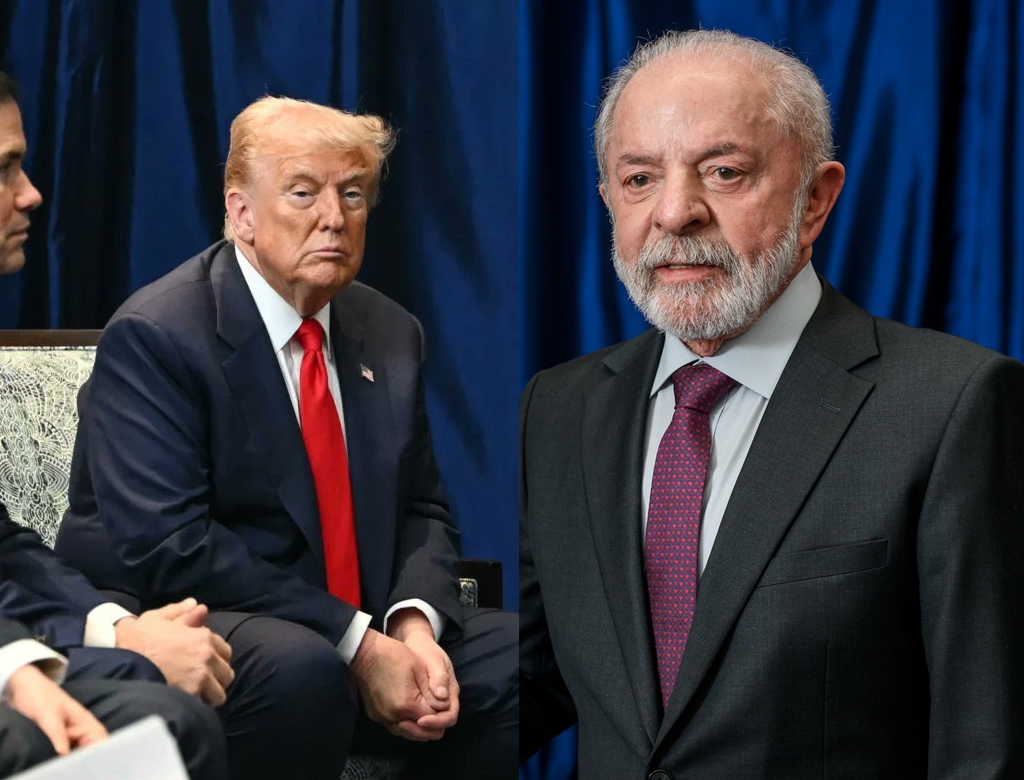 Trump e Lula (Foto Reprodução Redes Sociais)