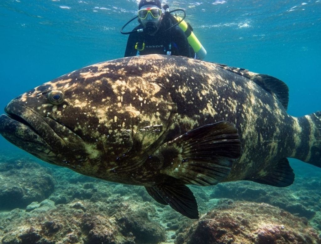 Peixe raro e gigante dos mares viraliza em SC; Veja vídeo!
