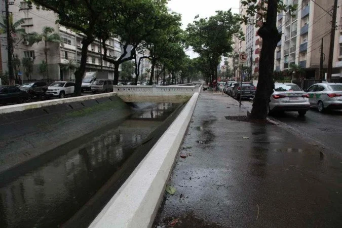 Pedestre é jogado em canal após atropelamento em SP; veja vídeo
