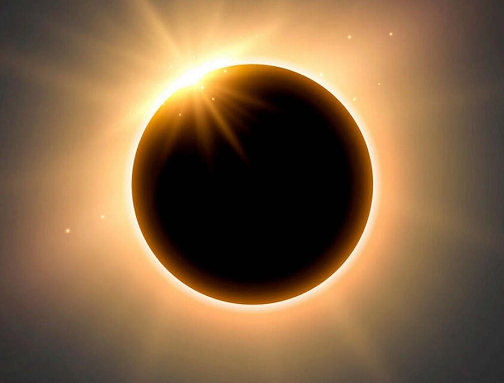 Eclipse Solar (foto Reprodução Redes Sociais)