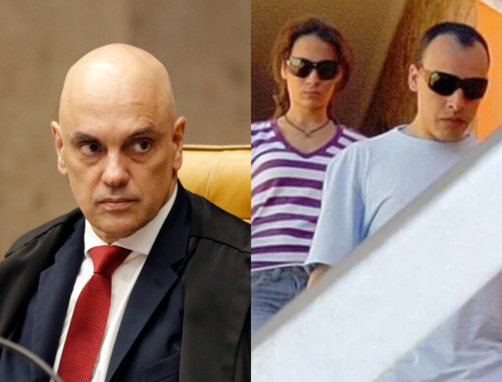 Alexandre de Moraes e Casal Nardoni (Foto: Reprodução)