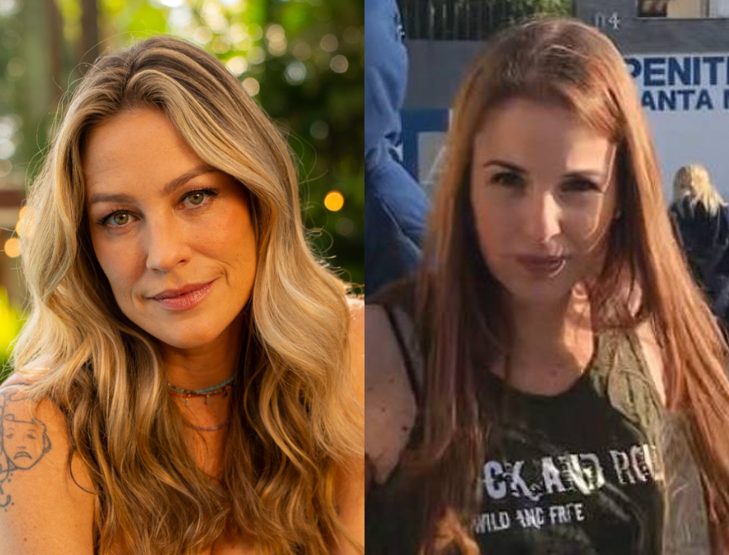 Luana Piovani e Suzane Richthofen (Foto: Reprodução)