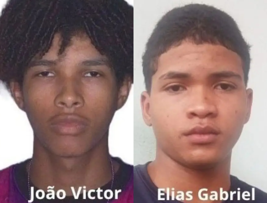 Jovens mortos pelo Tribunal do Crime (Foto: Reprodução)