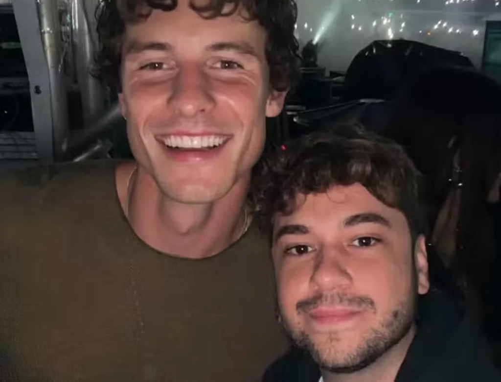 Shawn Mendes e Brino (Foto: Reprodução)