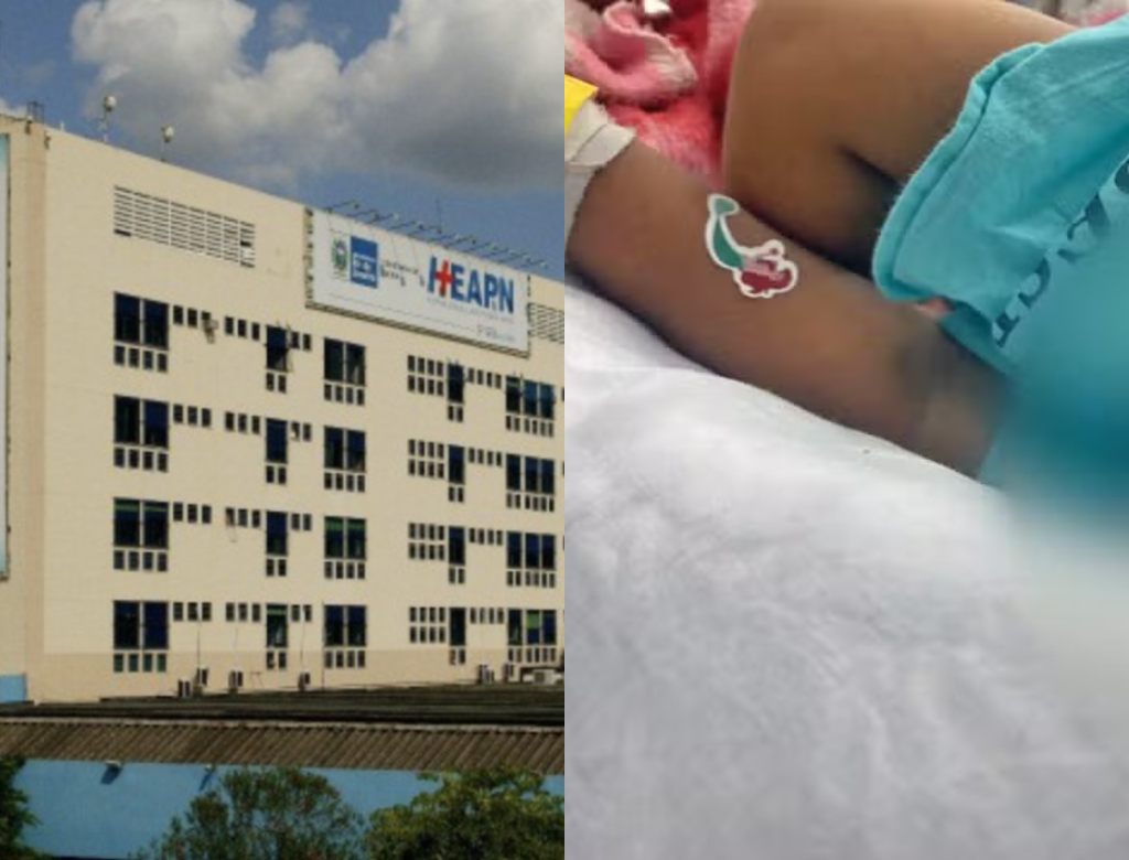 Bebê de um ano é baleada (Foto: Reprodução)
