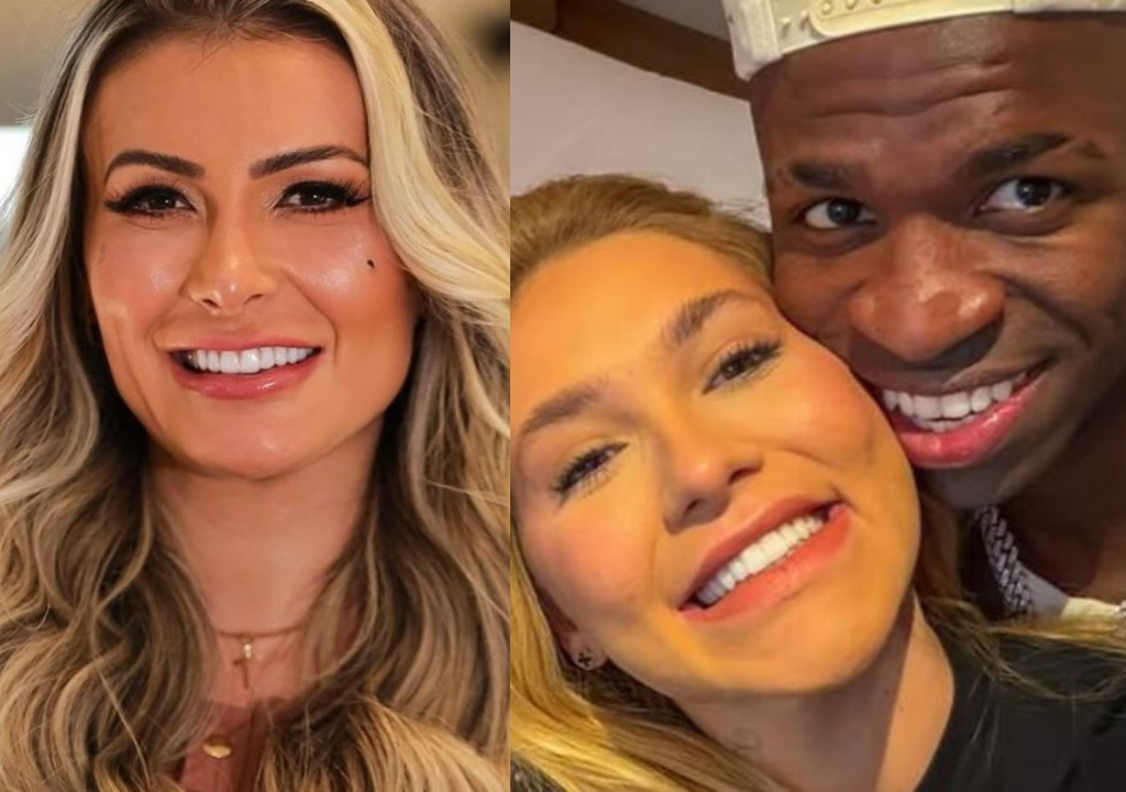 Andressa Urach, Virginia e Vini Jr (Foto: Reprodução)