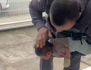 PMs salvam bebê de 1 mês que se engasgou com leite materno; Veja vídeo!