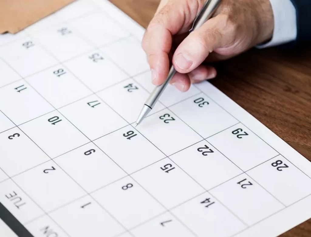 Calendário (foto Reprodução Redes Sociais)