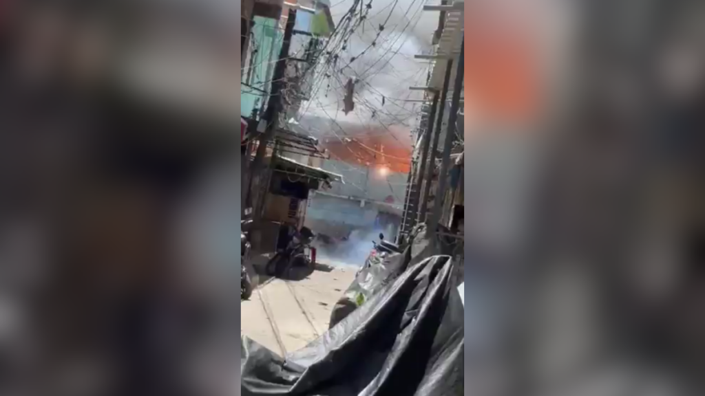 Fogos de artifício causam incêndio e morte no RJ; VEJA VÍDEO!