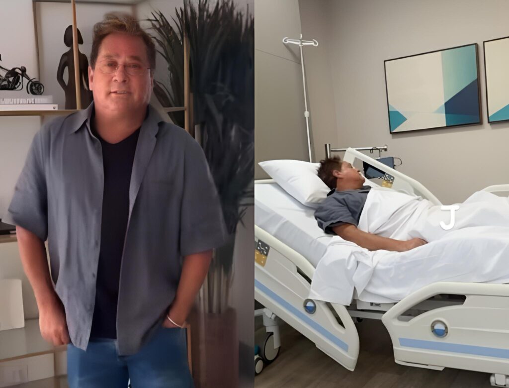 Leonardo deixa hospital após susto de saúde e explica motivo da internação; veja vídeo